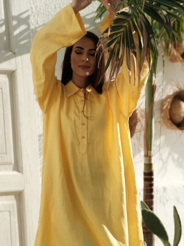 Jalabiya With Two Patch Pockets - (Moroccan Style)