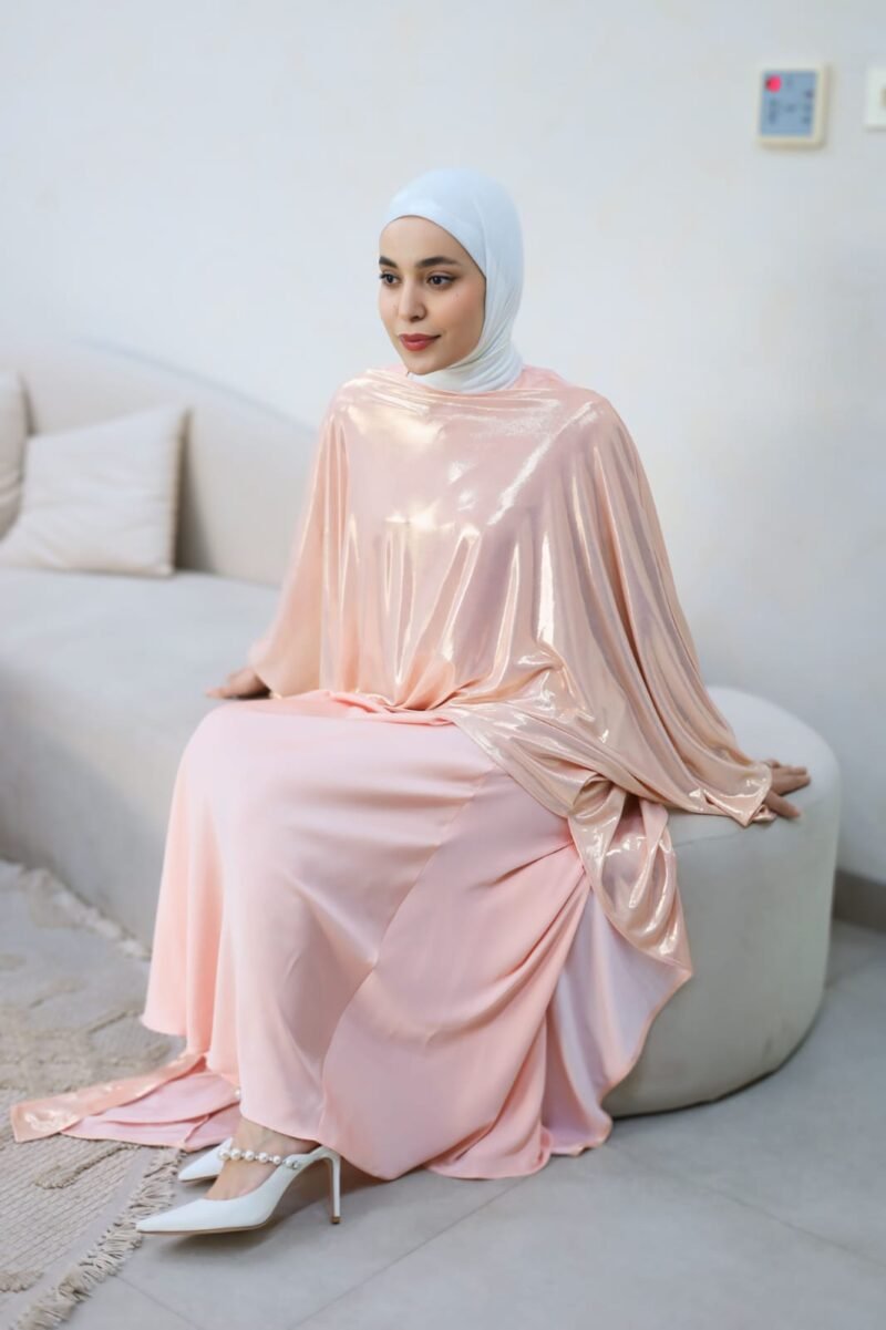 Two Piece Abaya - Orange
